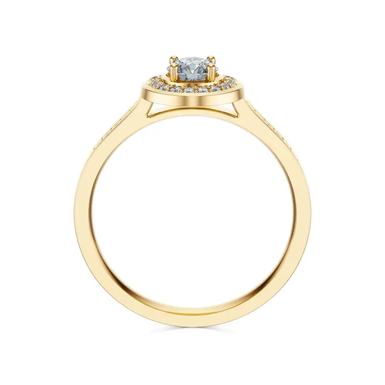 Pierścionek zaręczynowy z diamentami AJPZ_109